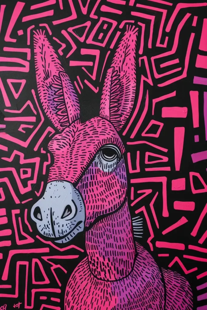 Marker Donkey Haringesque