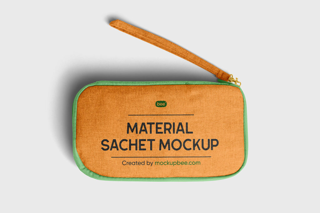 Material Sachet Mockup