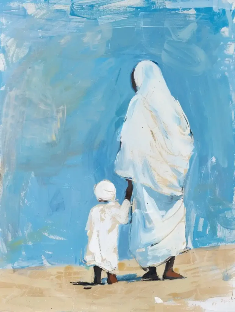 Matisse-Inspired Arabic Mother