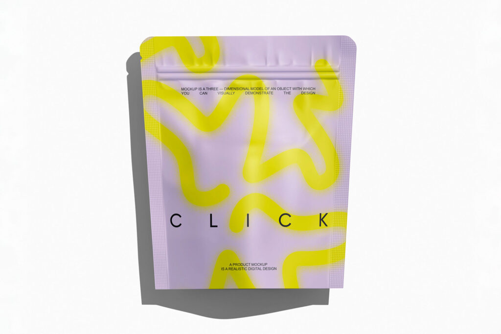 Matte Stand Up Pouch Mockup
