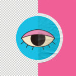 Matte Vinyl Sticker Mockup