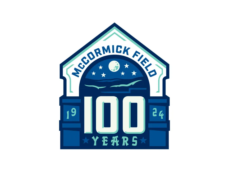 McCormick Field 100 Years Logo