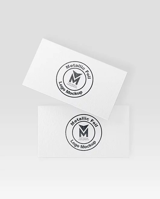 Metallic Foil Logo Mockup