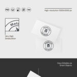 Metallic Foil Logo Mockup