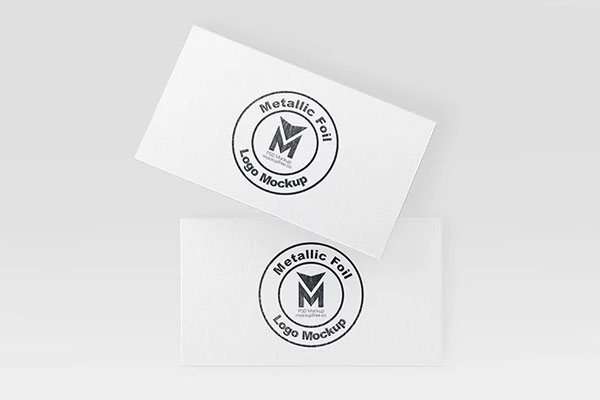 Metallic Foil Logo Mockup