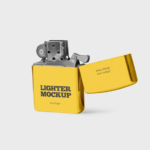 Metallic Lighter Mockup