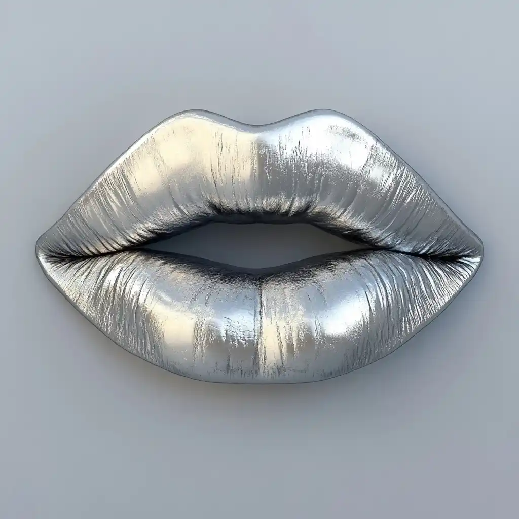 Metallic Realistic Lips