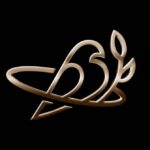 Metallic Reflective Logo Mockup in Facing View