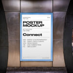 Metro Station Citylight Mockup