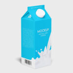 Milk Juice Carton Mockup