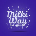 Milk Logo / Text Effect