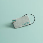 Mini Tag Mockup in Facing Sight