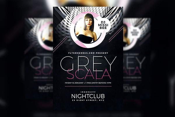 Minimal Club Flyer Template