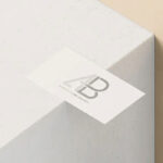 Minimal Cutout Style Business Card Mockup