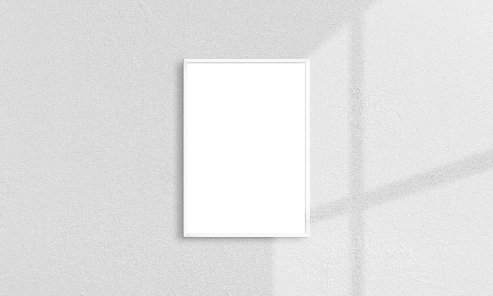 Minimal Vertical Picture Frame Mockup FREE PSD