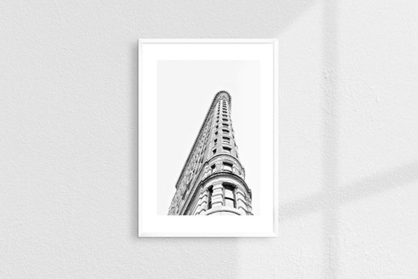 Minimal Vertical Picture Frame Mockup