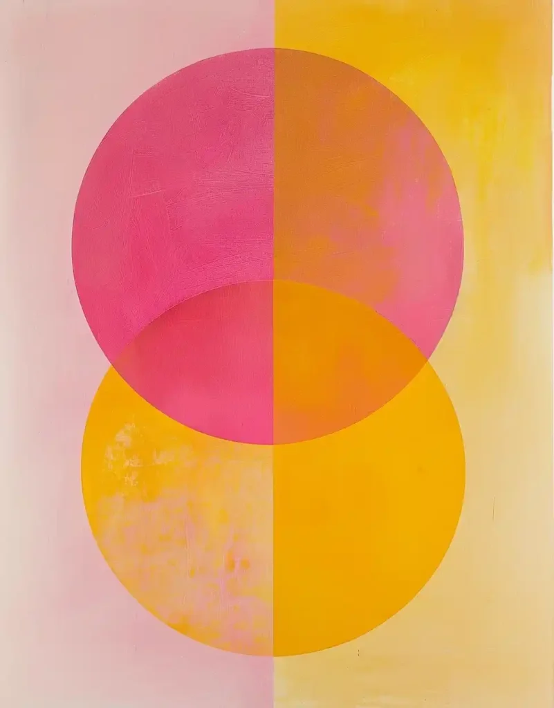 Minimalist Circle Composition