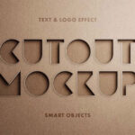 Minimalist Cut Out Mockup