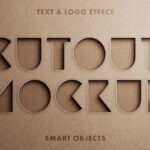 Minimalist Cut Out Mockup