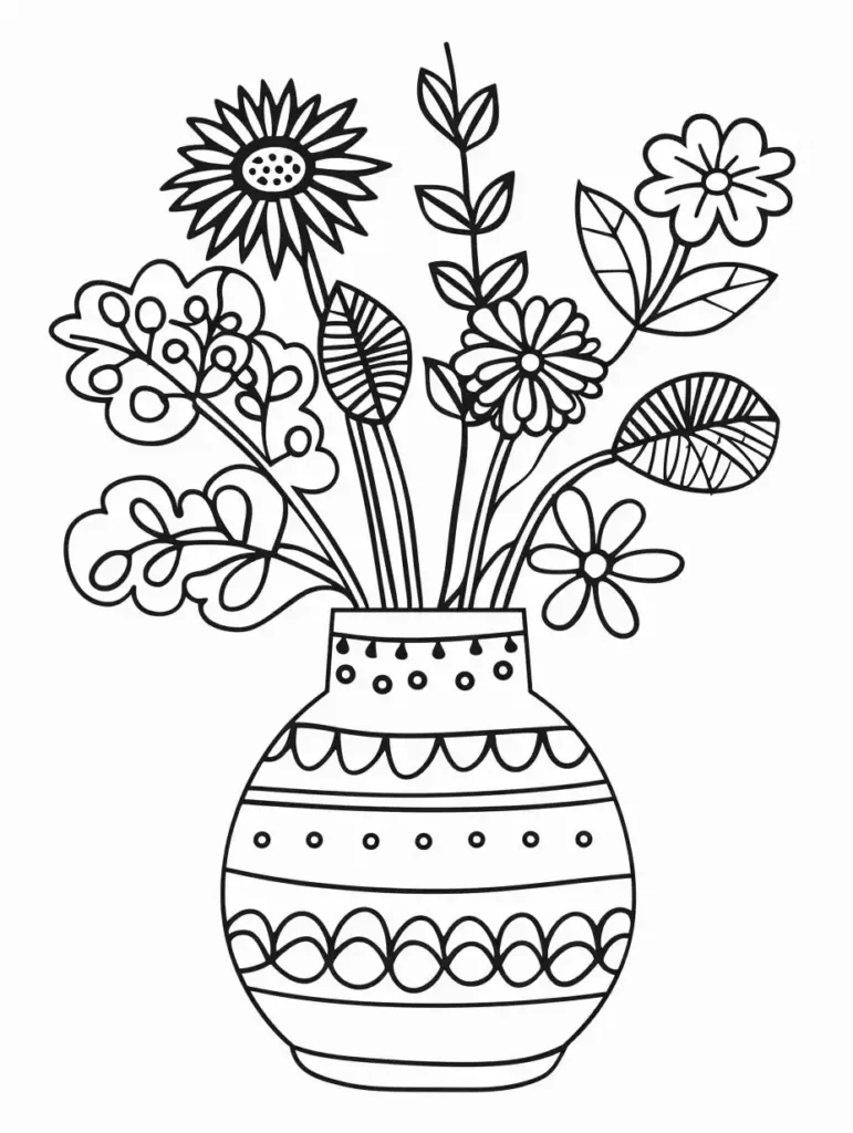 Minimalist Floral Vase