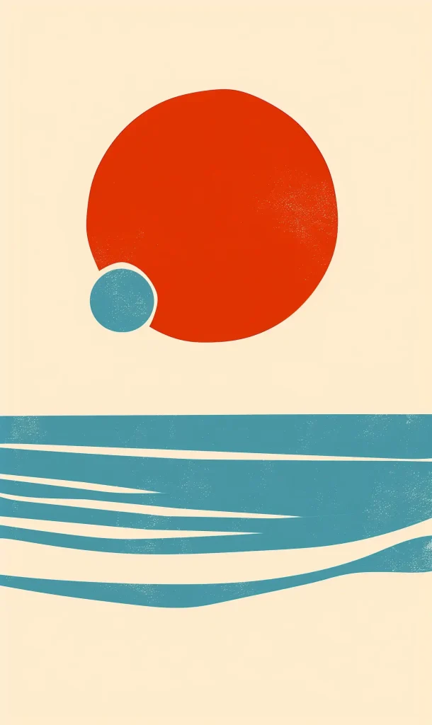 Minimalist Summer Party Poster ai prompt preview