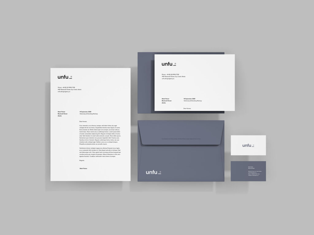 Minimalistic and Simple Branding Mockup