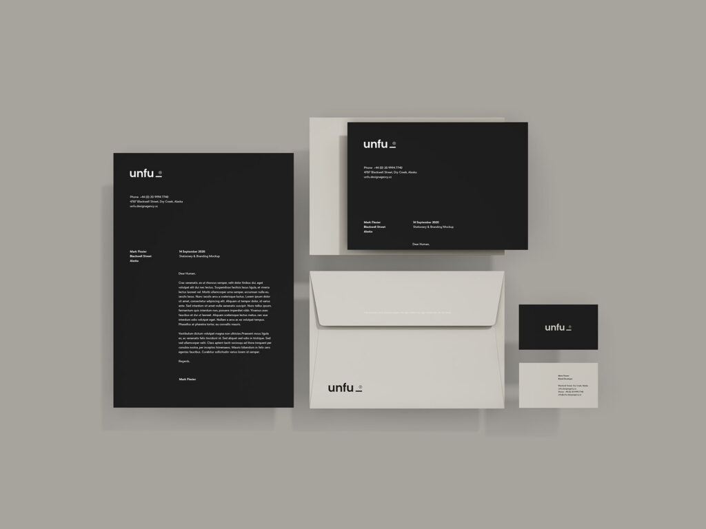 Minimalistic and Simple Branding Mockup