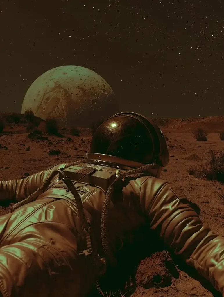 Minimalistic Astronaut Enigma