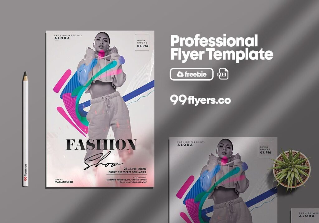 Minimalistic Fashion Flyer Template