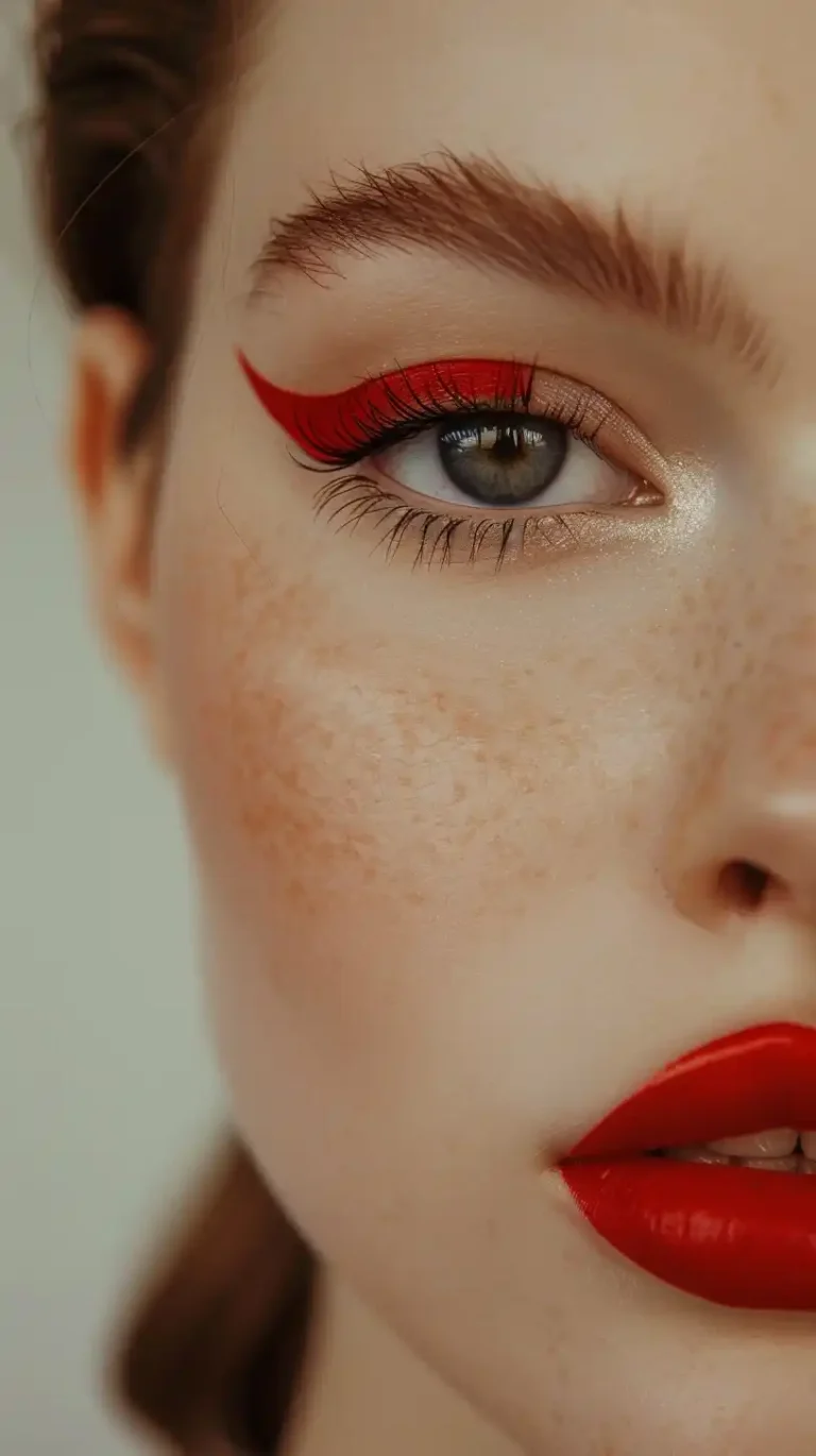 Minimalistic Makeup Close-Up