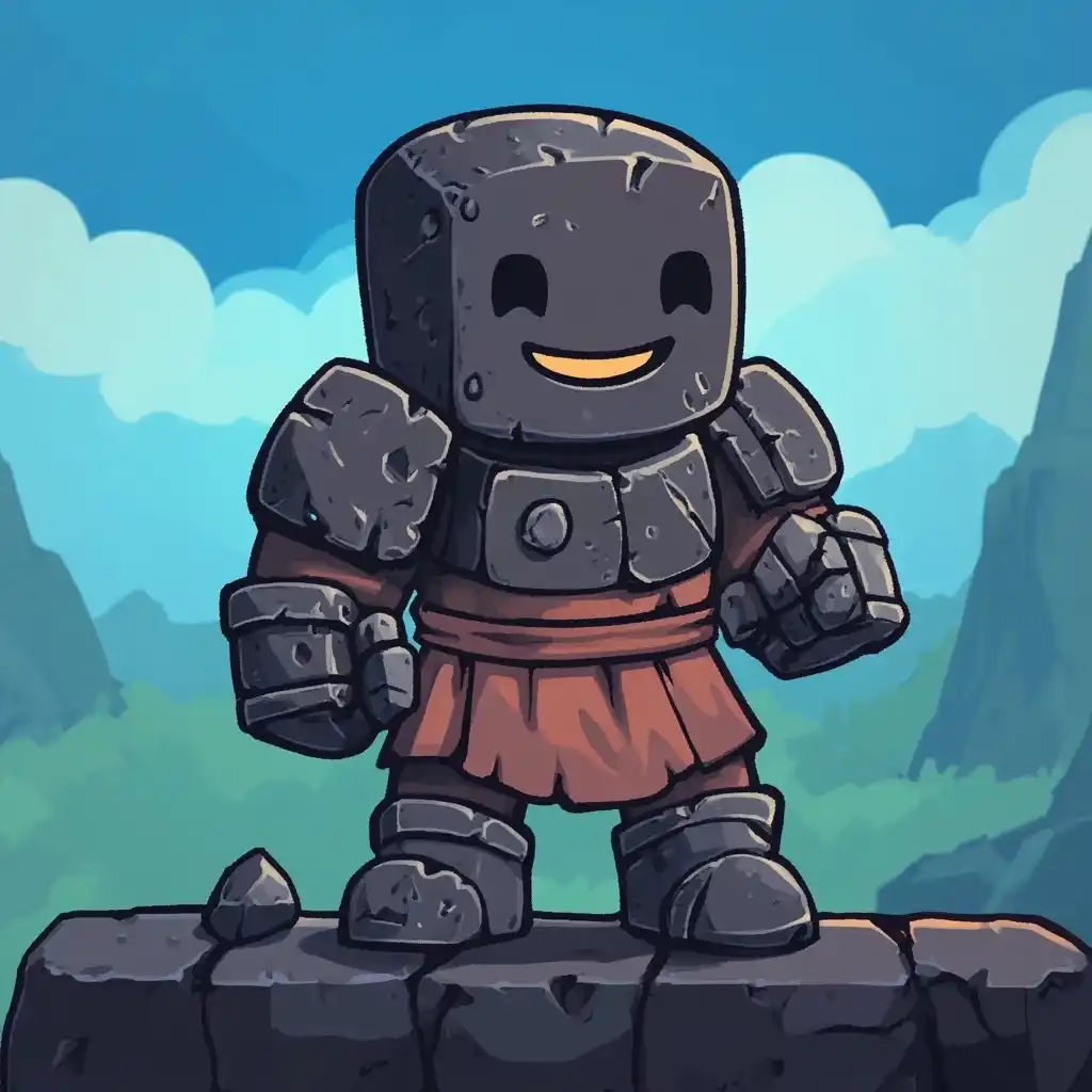 Mining Servant Character Design