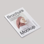 Mockup Bundle with 8 Close-up Shots of A4 Brochure