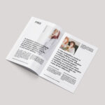 Mockup Bundle with 8 Close-up Shots of A4 Brochure