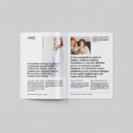 Mockup Bundle with 8 Close-up Shots of A4 Brochure