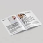 Mockup Bundle with 8 Close-up Shots of A4 Brochure