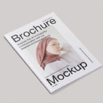 Mockup Bundle with 8 Close-up Shots of A4 Brochure