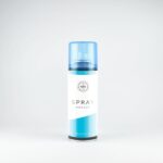 Mockup Displaying Front View of Standing Spray Bottle