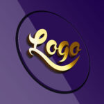 Mockup Featuring a Three-Dimensional Logo