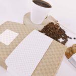 Mockup Featuring Coffee and Cookie Bags and Coffee Cup