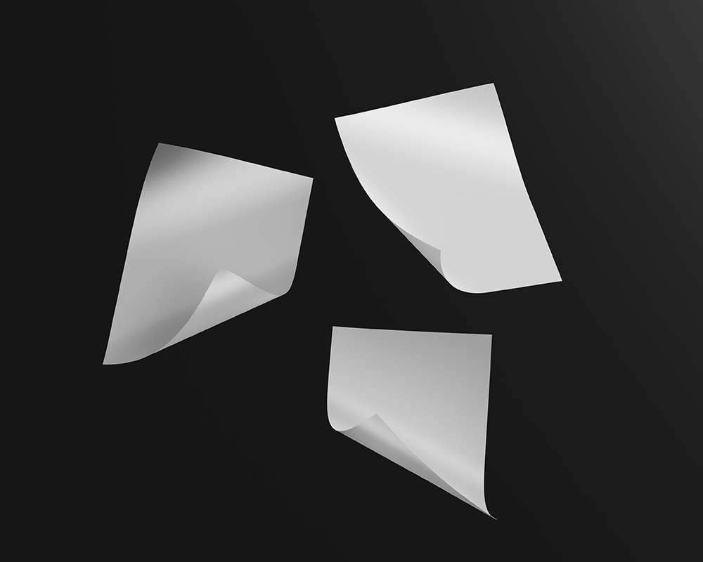 Mockup Featuring 4 Floating A4 Papers