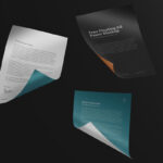 Mockup Featuring 4 Floating A4 Papers