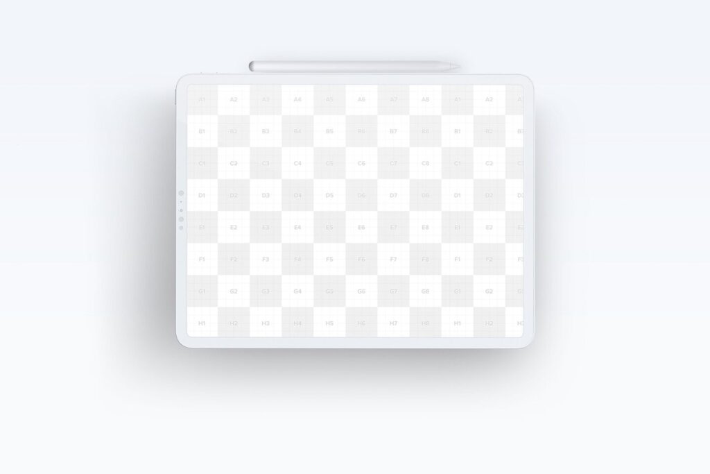 Mockup Featuring iPad Pro12.9 and Apple Pencil