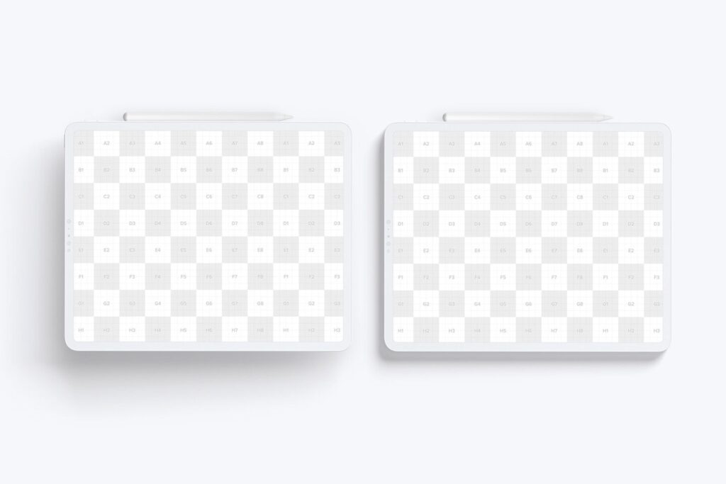 Mockup Featuring iPad Pro12.9 and Apple Pencil