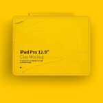 Mockup Featuring iPad Pro12.9 and Apple Pencil