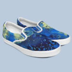 Mockup Featuring Slip on Shoes From Different Points of View