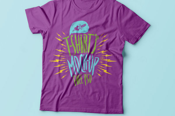 Mockup Modeling Wrinkled T-Shirt with Logo on Its Heart mockup preview