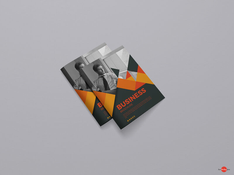 Mockup of 2 Brochures Placed on Each Other