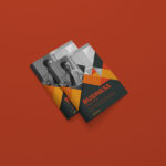 Mockup of 2 Brochures Placed on Each Other