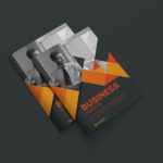 Mockup of 2 Brochures Placed on Each Other