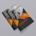 Mockup of 2 Brochures Placed on Each Other